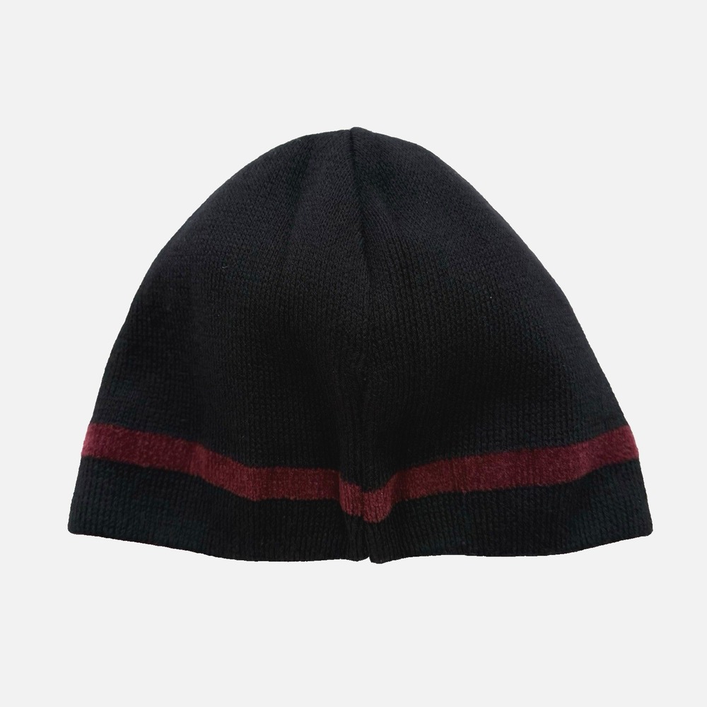 Vtg Dakine Reversible Fair Isle Beanie Cap Ski Hat Toque Knit Red Black Winter - Picture 7 of 7